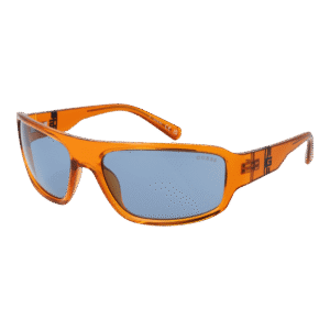 Guess Rechteck Sonnenbrille GU00080 6244V in Orange – 45° Seitenansicht
