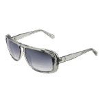 Guess Rechteck Sonnenbrille GU00082 6220C in Grau – 45° Seitenansicht