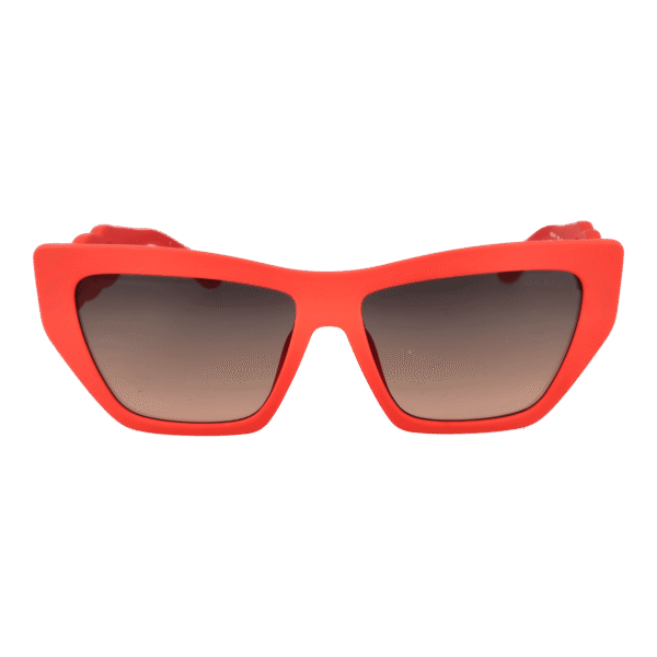 Guess Sonnenbrille GU00111 5673B – Frontansicht mit Kunststoff Rahmen und Grau Gläsern