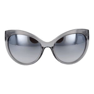 Guess Sonnenbrille GU00130 6120C – Frontansicht mit Kunststoff Rahmen und Grau Gläsern
