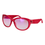 Guess Oval Sonnenbrille GU00131 6072U in Rosa – 45° Seitenansicht