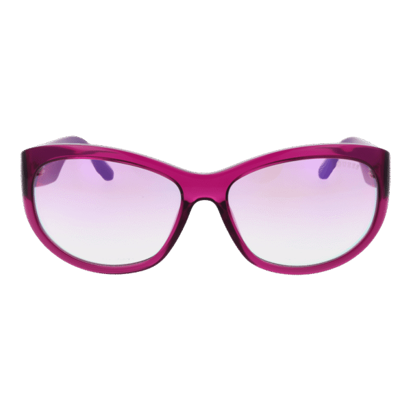 Guess Sonnenbrille GU00131 6081Z – Frontansicht mit Kunststoff Rahmen und Violet Gläsern
