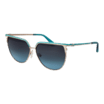 Guess Katzenaugen Sonnenbrille GU00132 5892W in Gold – 45° Seitenansicht