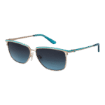 Guess Rechteck Sonnenbrille GU00133 5692W in Gold – 45° Seitenansicht