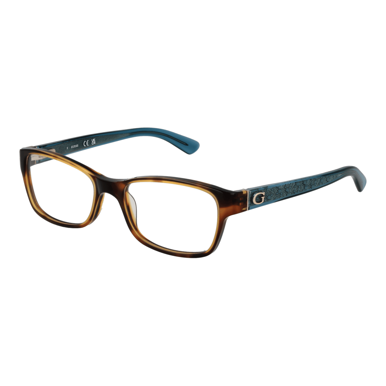 Guess )} Brille GU2591 53052 in Braun