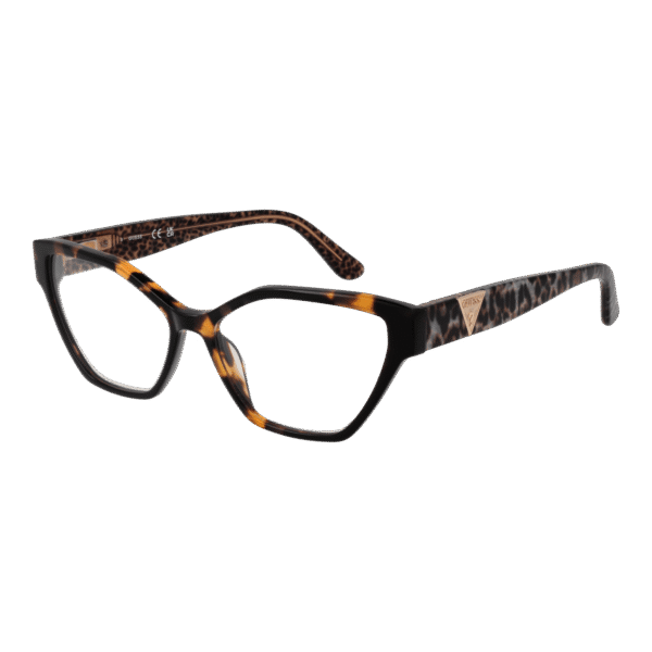 Guess Brille GU2827 55052 – 45° Seitenansicht Guess )} Brille GU2827 55052 in Braun
