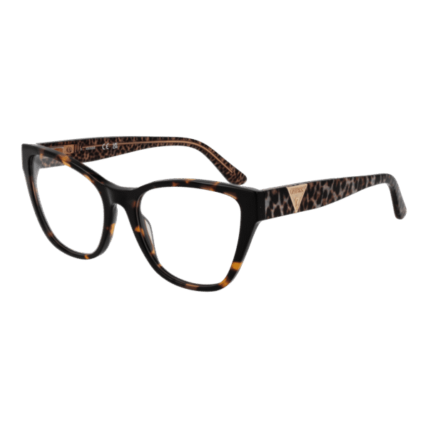 Guess Brille GU2828 55052 – 45° Seitenansicht Guess )} Brille GU2828 55052 in Braun