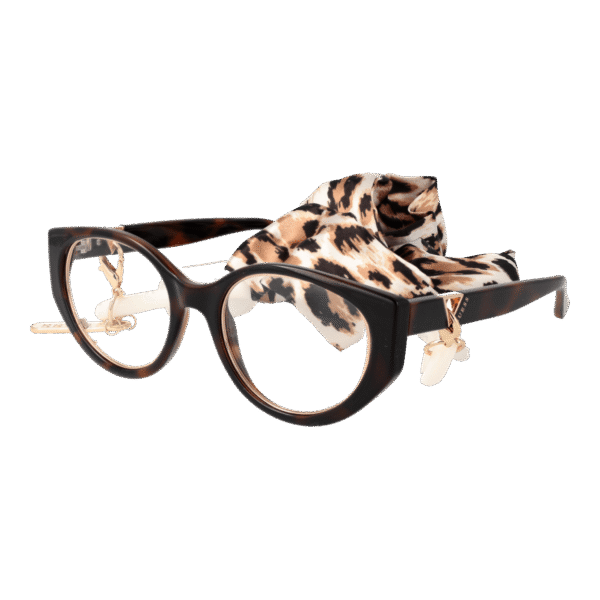 Guess Brille GU2885 52053 – 45° Seitenansicht Guess )} Brille GU2885 52053 in Braun