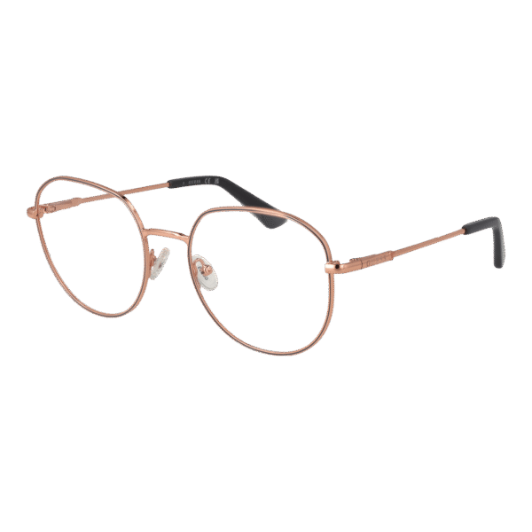 Guess Brille GU2933 53028 – 45° Seitenansicht Guess )} Brille GU2933 53028 in Rosé Gold