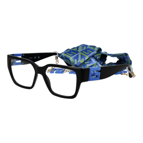 Guess Brille GU2987 54092 – 45° Seitenansicht Guess )} Brille GU2987 54092 in Blau