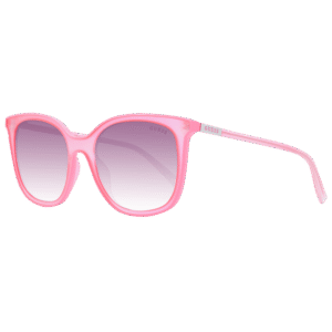 Guess Quadrat Sonnenbrille GU3060 5574F in Rosa – 45° Seitenansicht