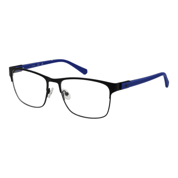 Guess Brille GU50013 55002 – 45° Seitenansicht Guess )} Brille GU50013 55002 in Schwarz