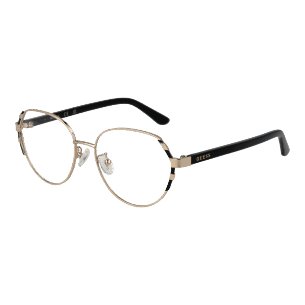 Guess Brille GU50156-D 53032 – 45° Seitenansicht Guess )} Brille GU50156-D 53032 in Gold