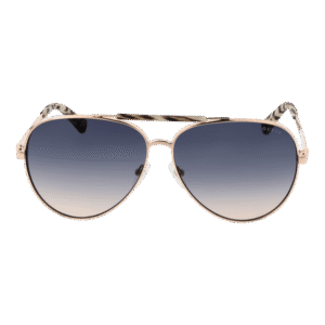 Guess Sonnenbrille GU5209 6128B – Frontansicht mit Metall Rahmen und Grau Gläsern
