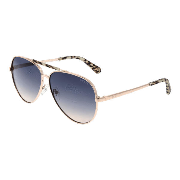 Guess Pilotenbrille Sonnenbrille GU5209 6128B in Rosé Gold – 45° Seitenansicht