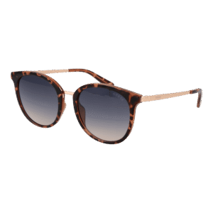 Guess Rund Sonnenbrille GU5212 5359B in Braun – 45° Seitenansicht