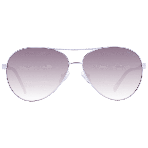 Guess Sonnenbrille GU7470 6028F – Frontansicht mit Metall Rahmen und Rosé Gold Gläsern