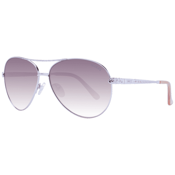 Guess Pilotenbrille Sonnenbrille GU7470 6028F in Rosé Gold – 45° Seitenansicht