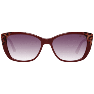 Guess Sonnenbrille GU7511 5566F – Frontansicht mit Kunststoff Rahmen und Lila Gläsern