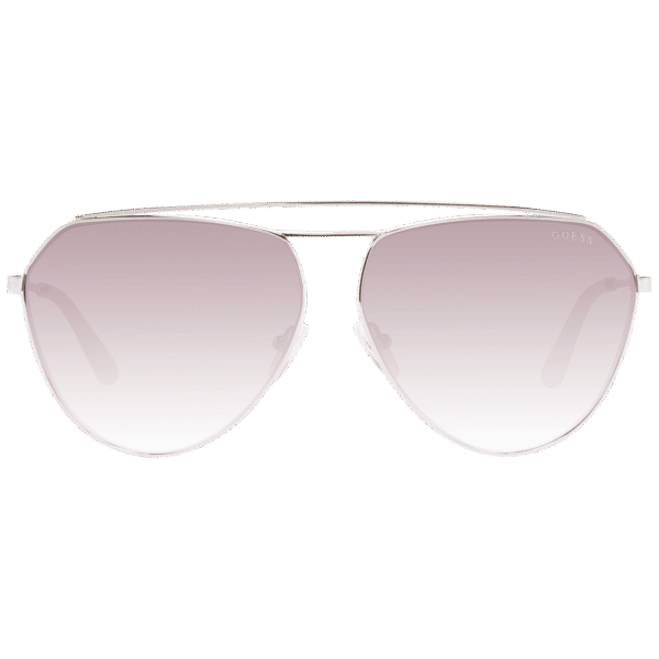 Guess Sonnenbrille GU7783 6332F – Frontansicht mit Metall Rahmen und Braun Gläsern