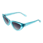 Guess Katzenaugen Sonnenbrille GU7811 5484B in Blau – 45° Seitenansicht