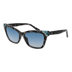 Guess Katzenaugen Sonnenbrille GU7840 5789W in Mehrfarbig – 45° Seitenansicht