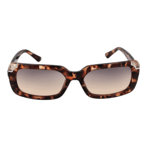 Guess Sonnenbrille GU7841 5956B – Frontansicht mit Kunststoff Rahmen und Braun Gläsern