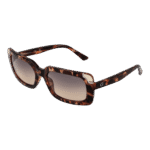 Guess Rechteck Sonnenbrille GU7841 5956B in Braun – 45° Seitenansicht