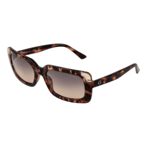 Guess Rechteck Sonnenbrille GU7841 5956B in Braun – 45° Seitenansicht