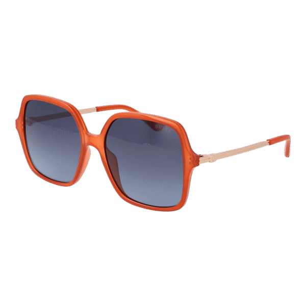 Guess Quadrat Sonnenbrille GU7845 5744W in Orange – 45° Seitenansicht