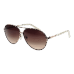 Guess Pilotenbrille Sonnenbrille GU7847 6033F in Creme – 45° Seitenansicht