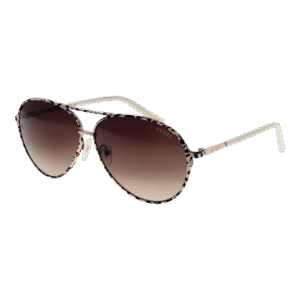 Guess Pilotenbrille Sonnenbrille GU7847 6033F in Creme – 45° Seitenansicht