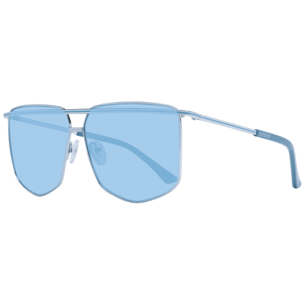Guess Geometric Sonnenbrille GU7851 6310V in Silber – 45° Seitenansicht