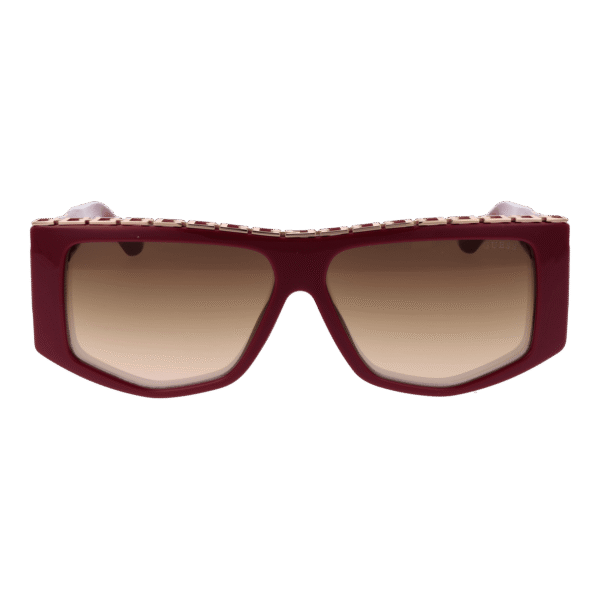 Guess Sonnenbrille GU7914 5869G – Frontansicht mit Edelstahl Rahmen und Gold Gläsern