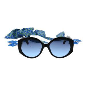 Guess Sonnenbrille GU7917 5692W – Frontansicht mit Kunststoff Rahmen und Blau Gläsern