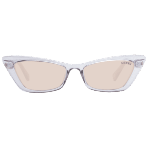 Guess Sonnenbrille GU8229 5381E – Frontansicht mit Kunststoff Rahmen und Braun Gläsern