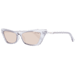 Guess Rechteck Sonnenbrille GU8229 5381E in Lila – 45° Seitenansicht