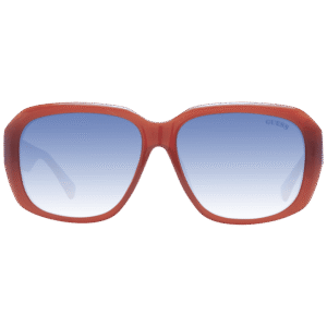 Guess Sonnenbrille GU8233 5844W – Frontansicht mit Kunststoff Rahmen und Blau Gläsern