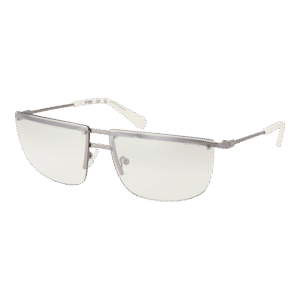 Guess Browline Sonnenbrille GU8256 6610C in Silber – 45° Seitenansicht