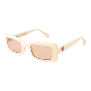 Guess Rechteck Sonnenbrille GU8262 5425E in Beige – 45° Seitenansicht