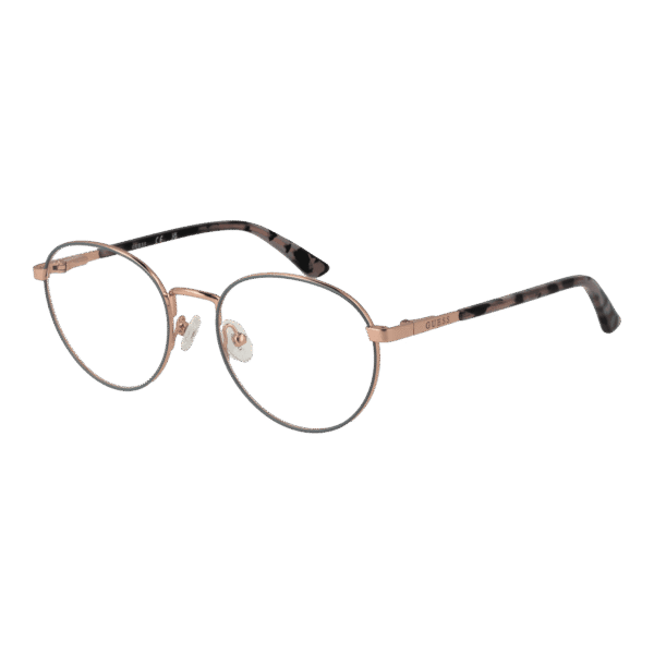 Guess Brille GU8274 49028 – 45° Seitenansicht Guess )} Brille GU8274 49028 in Rosé Gold