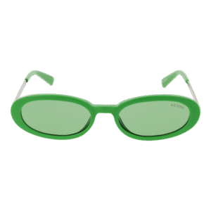 Guess Sonnenbrille GU8277 5193N – Frontansicht mit Kunststoff Rahmen und Grün Gläsern