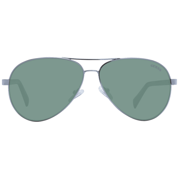 Guess Sonnenbrille GU8279 5808N – Frontansicht mit Metall Rahmen und Grau Gläsern