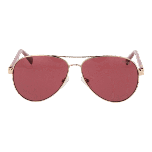 Guess Sonnenbrille GU8279 5832S – Frontansicht mit Metall Rahmen und Lila Gläsern