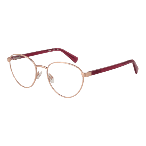 Guess Brille GU8282 51028 – 45° Seitenansicht Guess )} Brille GU8282 51028 in Rosé Gold