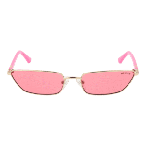 Guess Sonnenbrille GU8285 5732S – Frontansicht mit Metall Rahmen und Rosa Gläsern