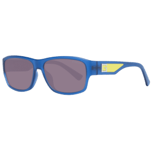 Guess Trapez Sonnenbrille GU9213 5191G in Blau – 45° Seitenansicht