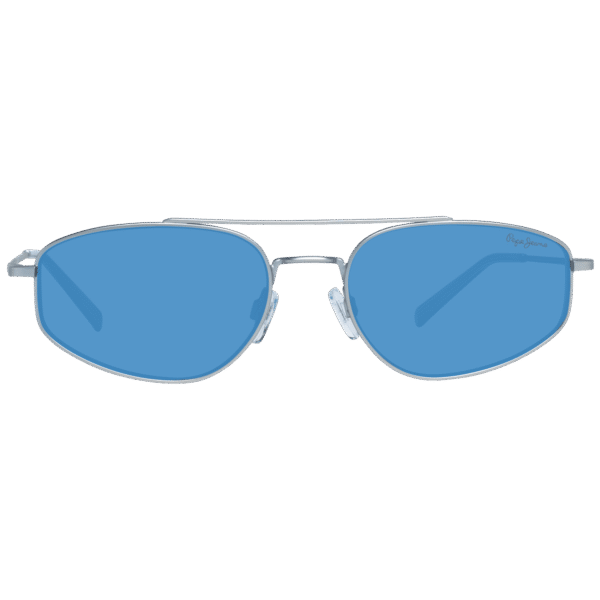 Pepe Jeans Sonnenbrille PJ5178 56C6 – Frontansicht mit Metall Rahmen und Blau Gläsern