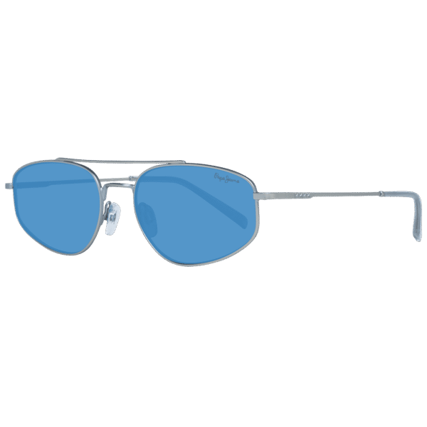 Pepe Jeans Oval Sonnenbrille PJ5178 56C6 in Gunmetal – 45° Seitenansicht