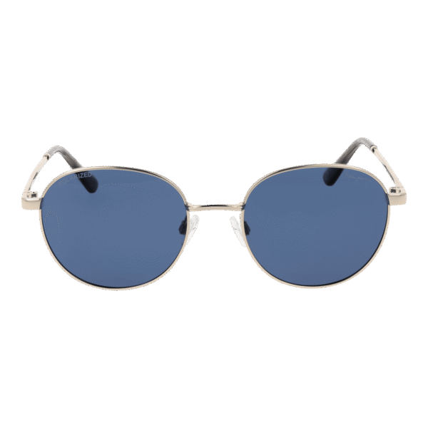Pepe Jeans Sonnenbrille PJ5210 52456P – Frontansicht mit Metall Rahmen und Blau Gläsern